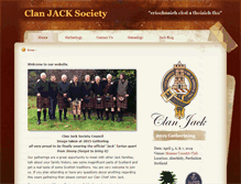 Tablet Screenshot of jackclan.com